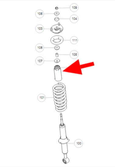 GREAT WALL Опора пружины передней левой 2905108XKM01A