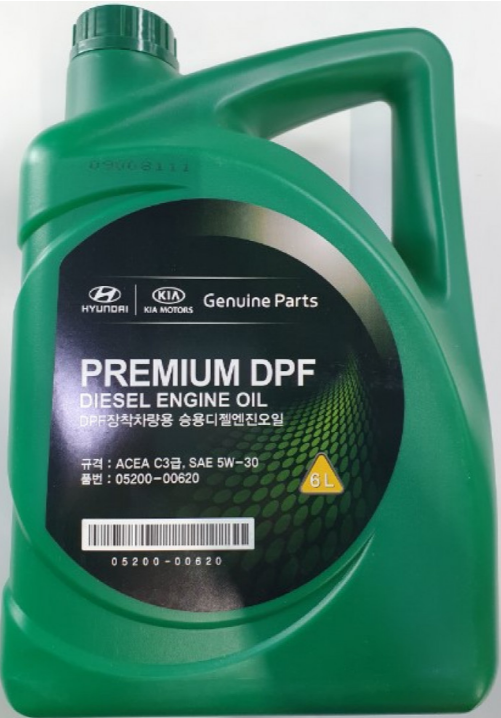 Масло моторное HYUNDAI / KIA 5W30 PREMIUM DPF DIES