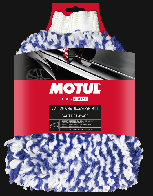 MOTUL CAR CARE.Перчатки трикотажные для мойки кузова.