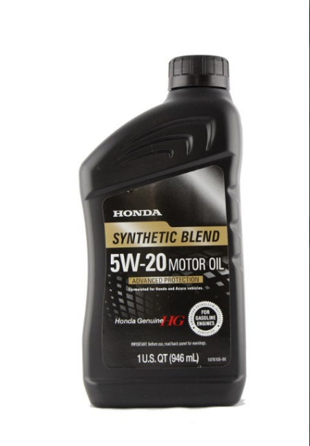 Масло моторное HONDA 5W20 SYNTHETIC BLEND