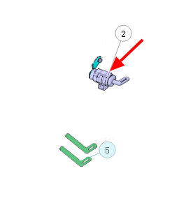 Жала ключа без нарезки для автомобилей марки Changan. арт. S111F2806020520