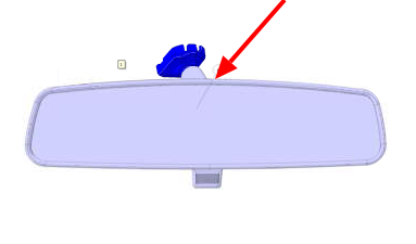 Внутреннее зеркало заднего вида для автомобилей марки Changan. арт. S3011220201