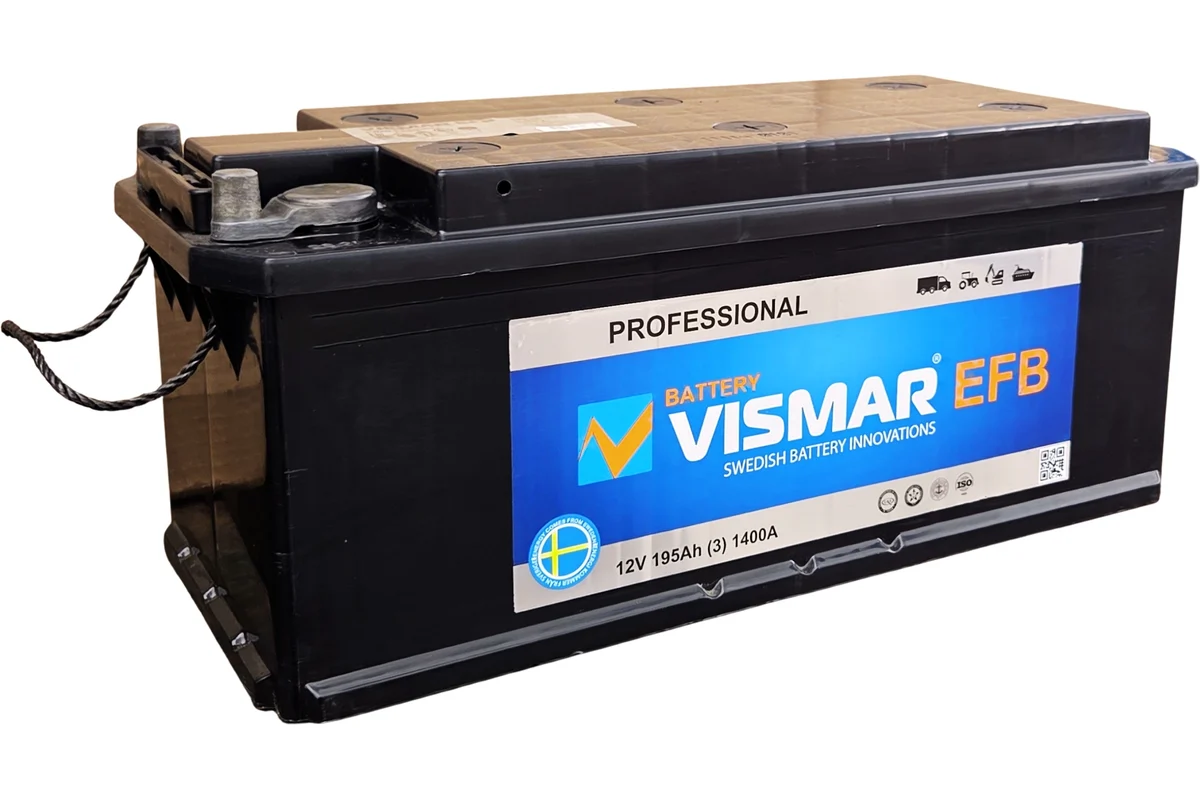 Аккумулятор VISMAR PROFESSIONAL 6СТ-195 EFB N 1400A