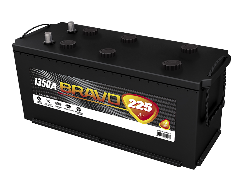 Аккумулятор Аком Bravo 225Ah/1350 /518x274x242/  лев.+