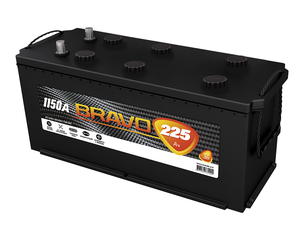 Аккумулятор Аком Bravo 225Ah/1150 /518x274x242/ правый + / левый +