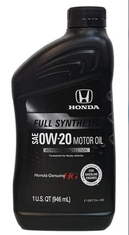 Масло моторное HONDA 0W20 FULL SYNTETIC