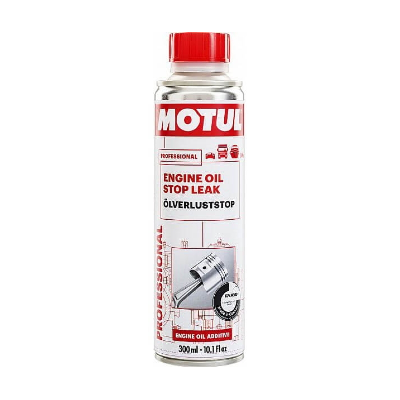 MOTUL.Присадка в масло ENGINE OIL STOP LEAK.