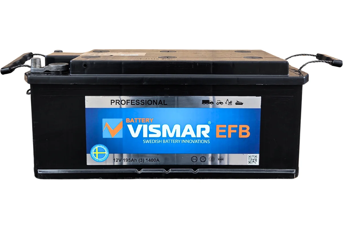 Аккумулятор VISMAR PROFESSIONAL 6СТ-195 EFB N 1400A