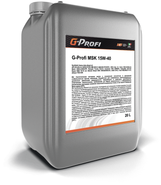 Масло G-Profi MSK 15W-40