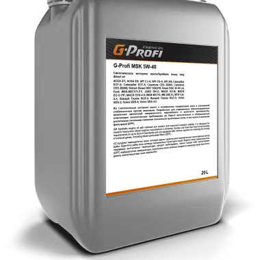 Масло моторное G-Profi MSK 5W-40