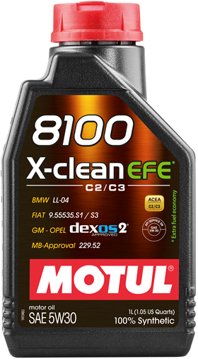 Масло моторное MOTUL 8100 X-clean + 5W30 C3