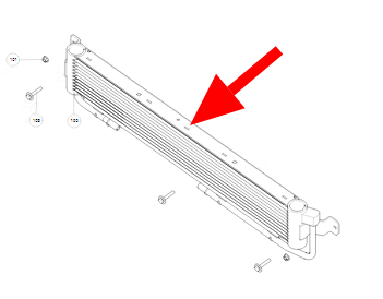 Маслоохладитель в сборе бренда TANK. арт. 1503101XKM01B
